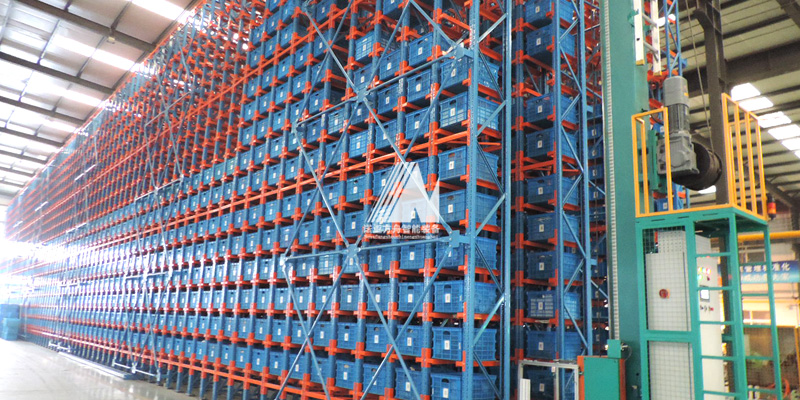 電力能源行業(yè)料箱堆跺機自動化立體庫