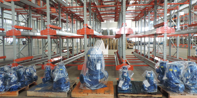 工業(yè)水泵行業(yè)穿梭式貨架