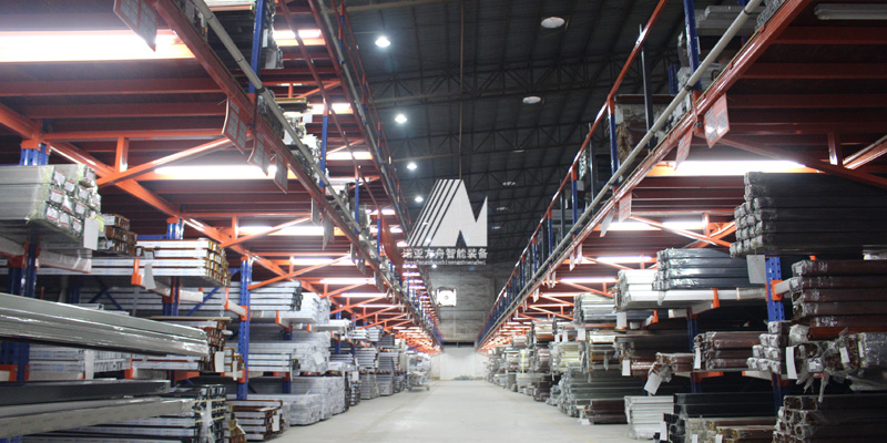 鋁型材行業(yè)懸臂式閣樓貨架