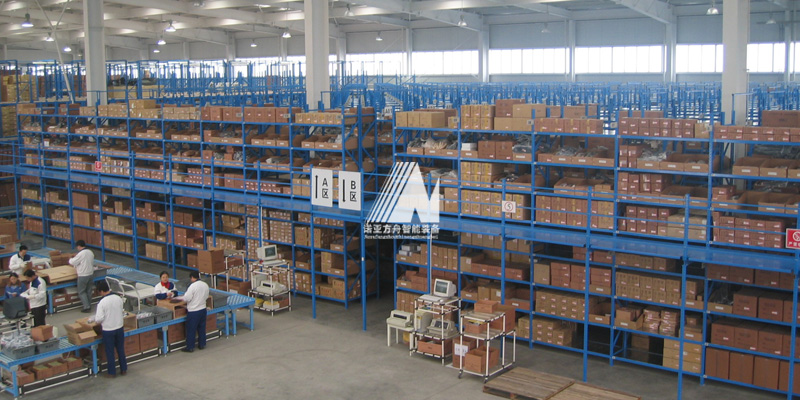 汽車制造行業(yè)倉庫閣樓式貨架