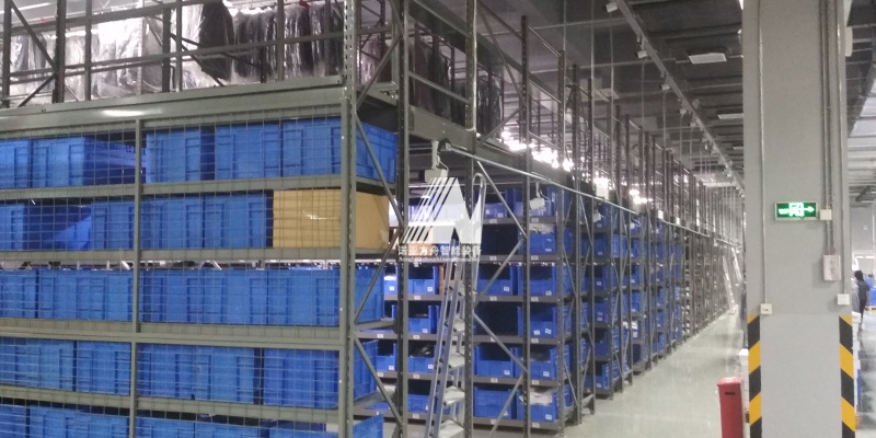 服裝服飾行業(yè)倉儲閣樓貨架